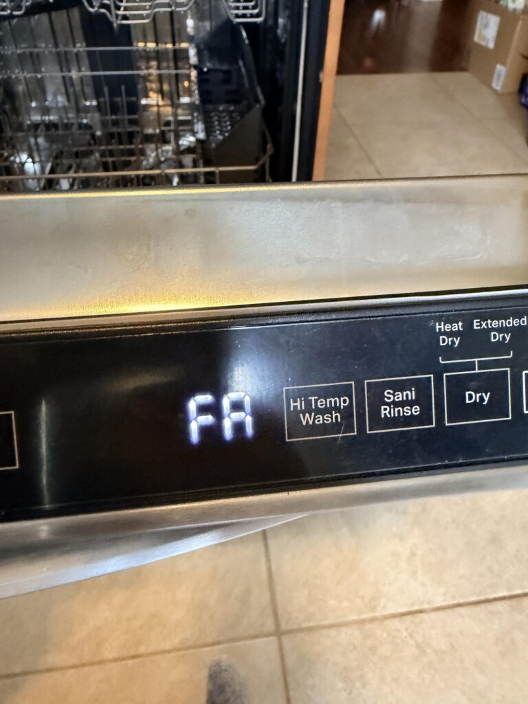 appliance dishwasher repair north york dishwasher display shows applianceforever ca