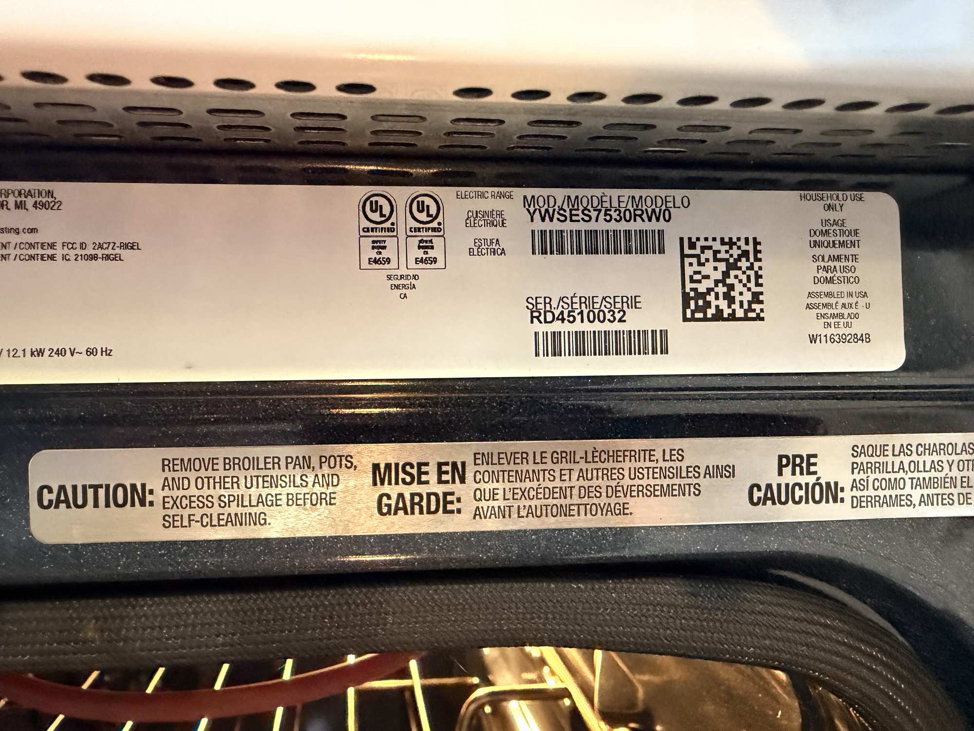 appliance oven repair barrie close up oven label applianceforever ca