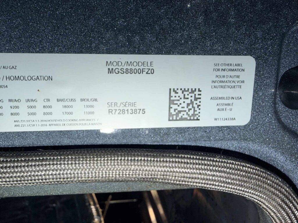 appliance repair repair georgina close up product label applianceforever ca