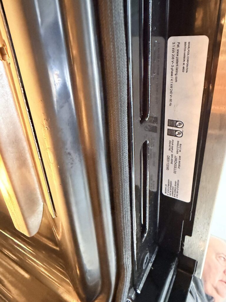 ge oven repair woodbridge close up open oven applianceforever ca
