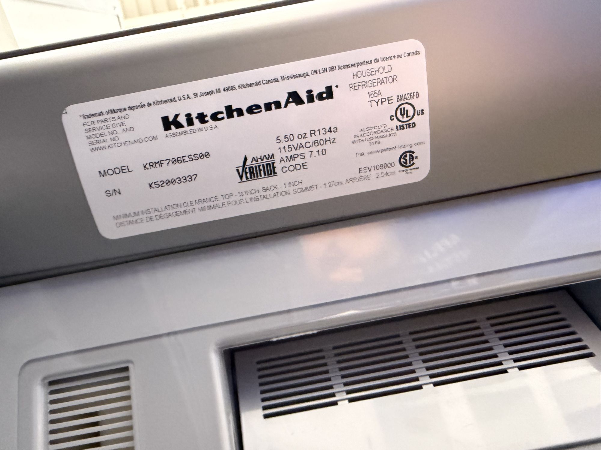 ge refrigerator repair east york kitchenaid refrigerator label applianceforever ca