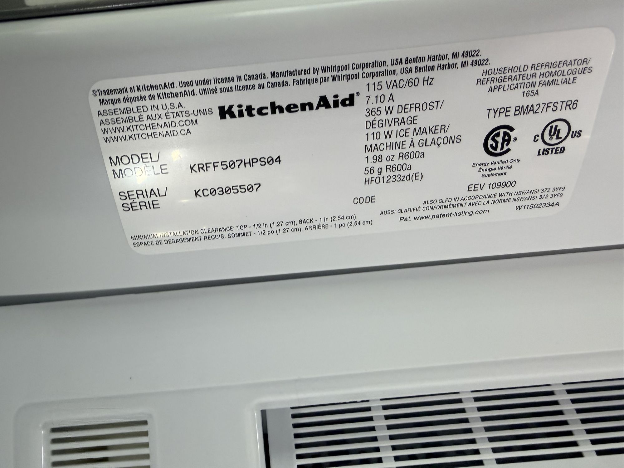 ge refrigerator repair richmond hill close up kitchenaid refrigerator applianceforever ca 1