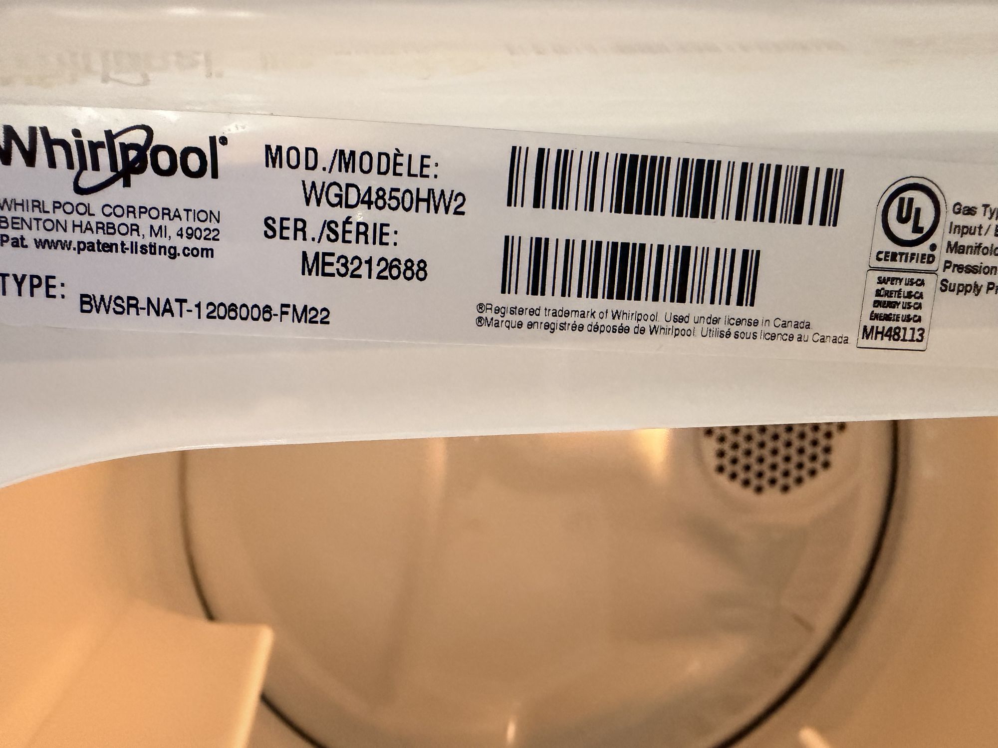 whirlpool dryer repair richmond hill close up whirlpool dryer applianceforever ca