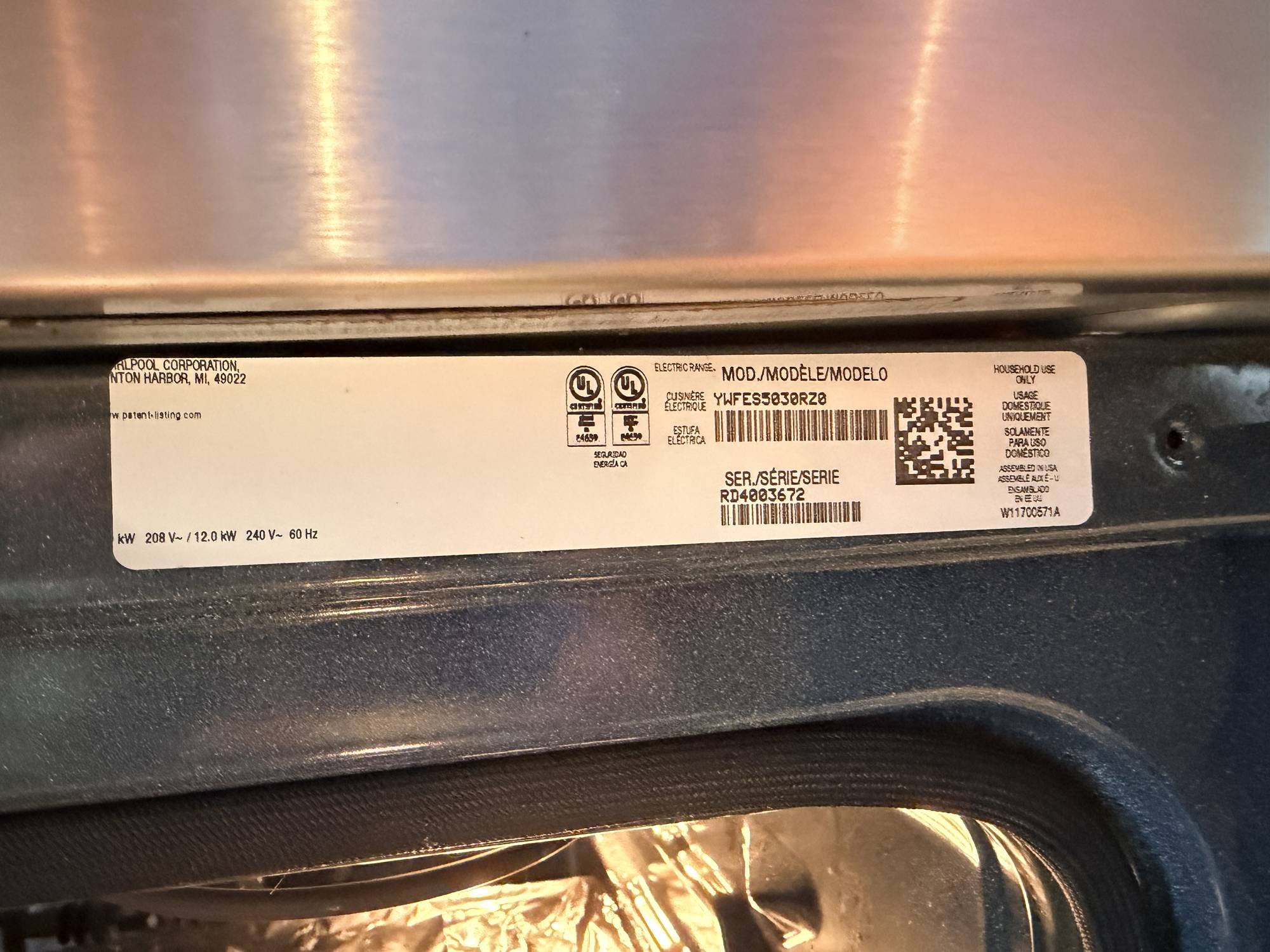 whirlpool oven repair east gwillimbury close up whirlpool appliance applianceforever ca