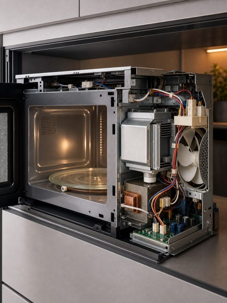 diy microwave repair exposed internals applianceforever ca