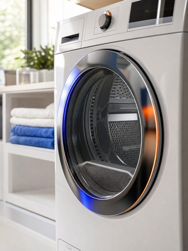 Clean modern dryer repair closeup for Appliance Forever