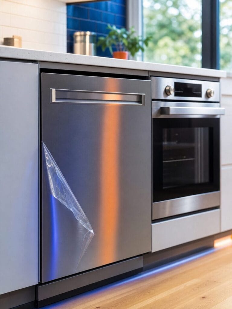 Clean modern appliance installation services closeup for Appliance Forever
