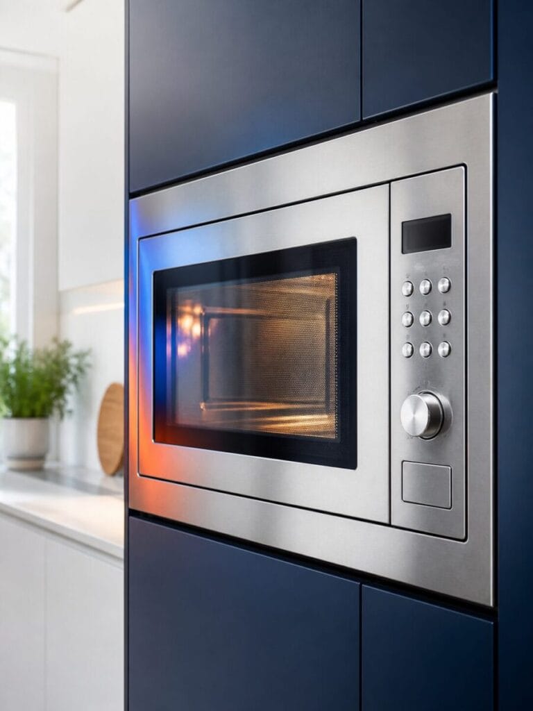 Clean modern microwave repair closeup for Appliance Forever