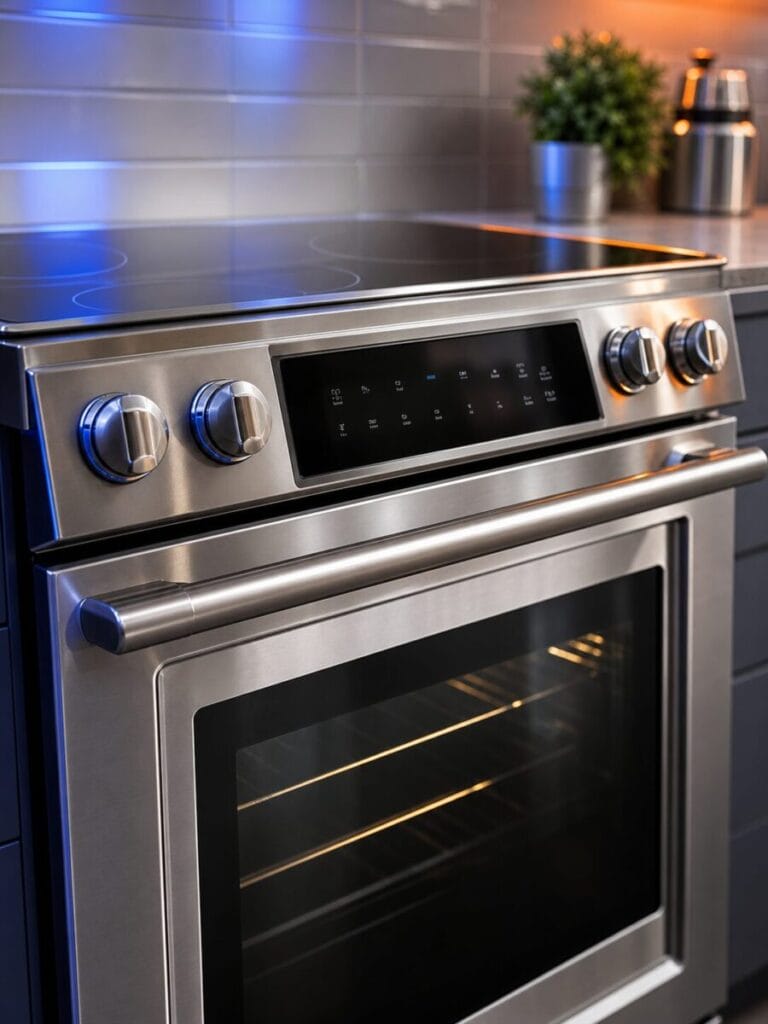 Clean modern oven and stove repair closeup for Appliance Forever