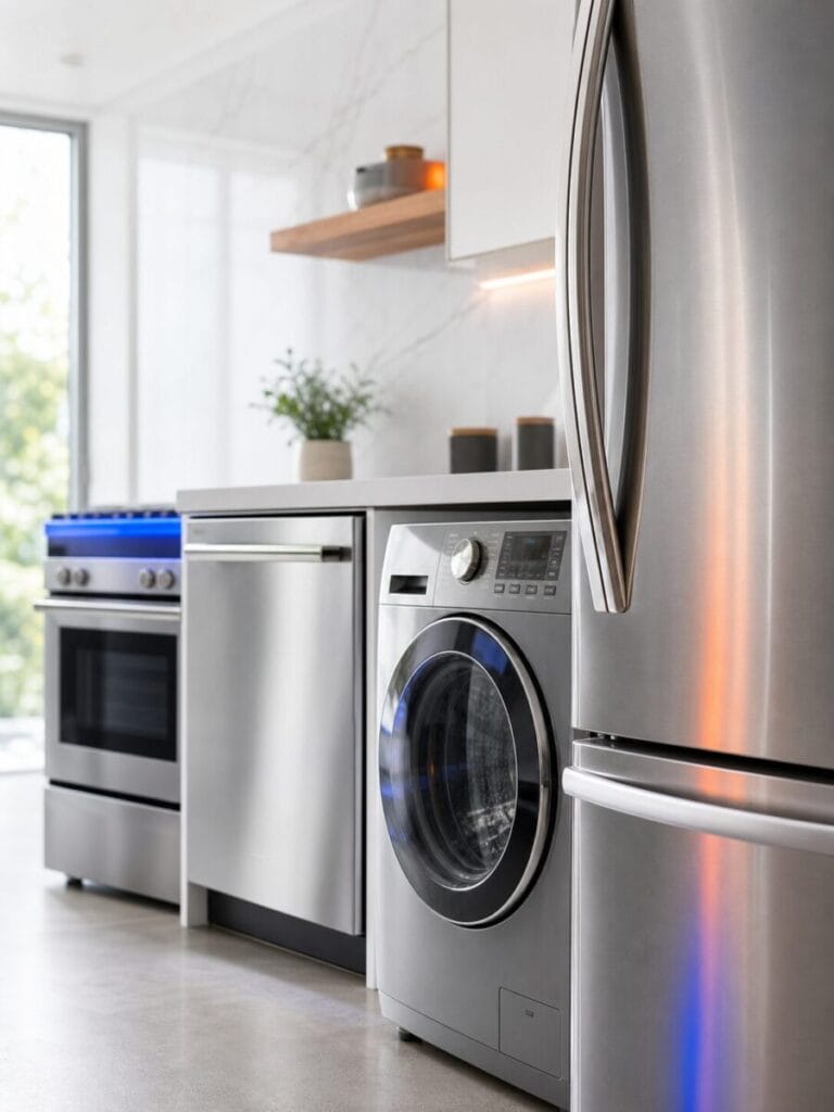 Clean modern appliance repair services closeup for Appliance Forever